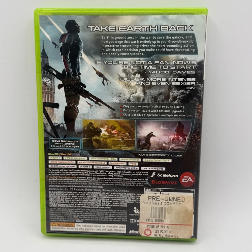 Electronic Arts mass effect